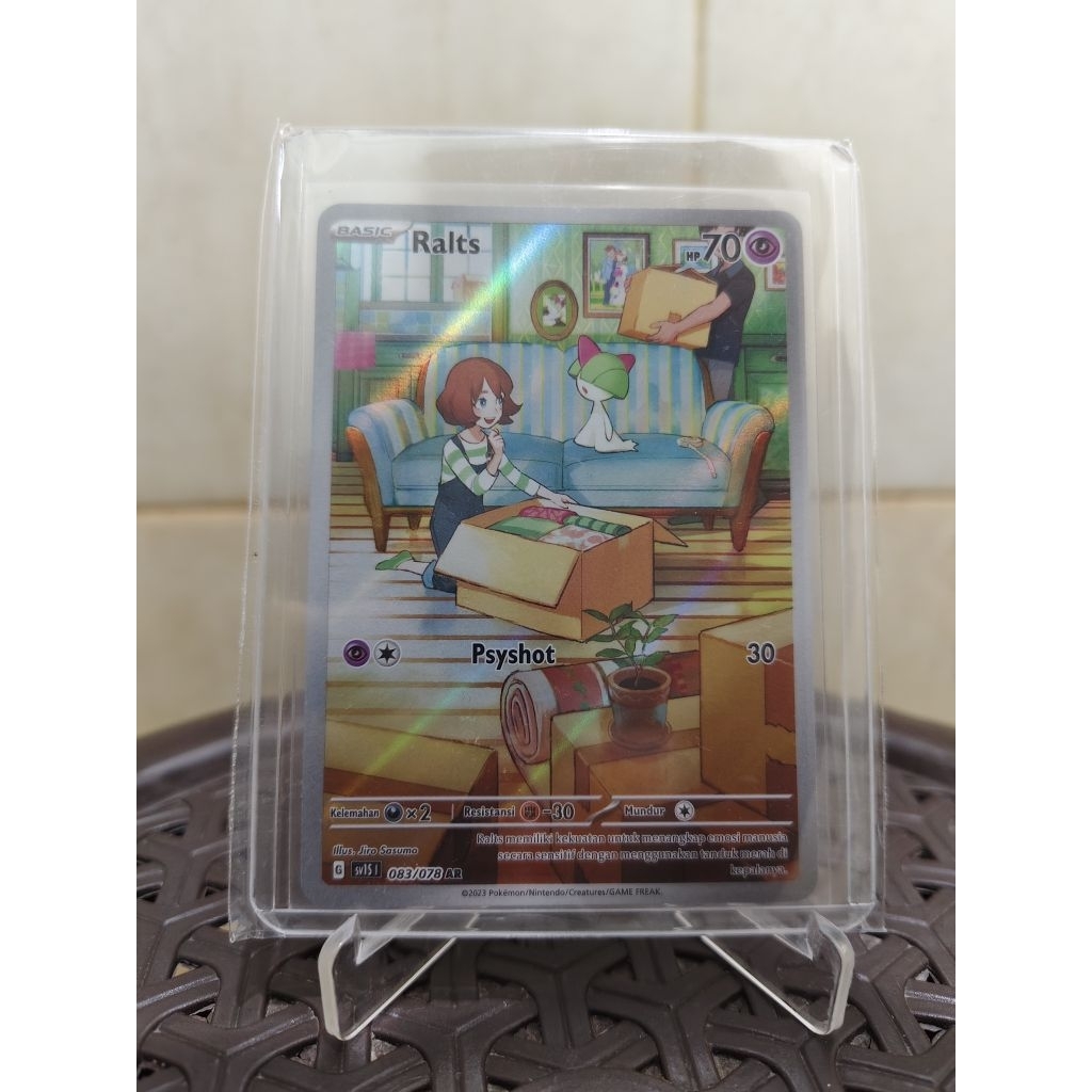 TCG Pokemon Ralts #083 AR (Indonesia)
