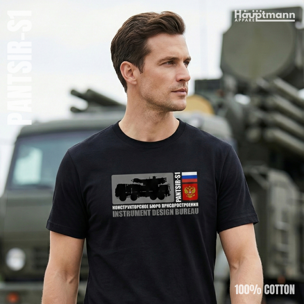 Hauptmann Kaos / T-Shirt - Pantsir-S1 - Air Defense Russian Army - Cotton - Unisex
