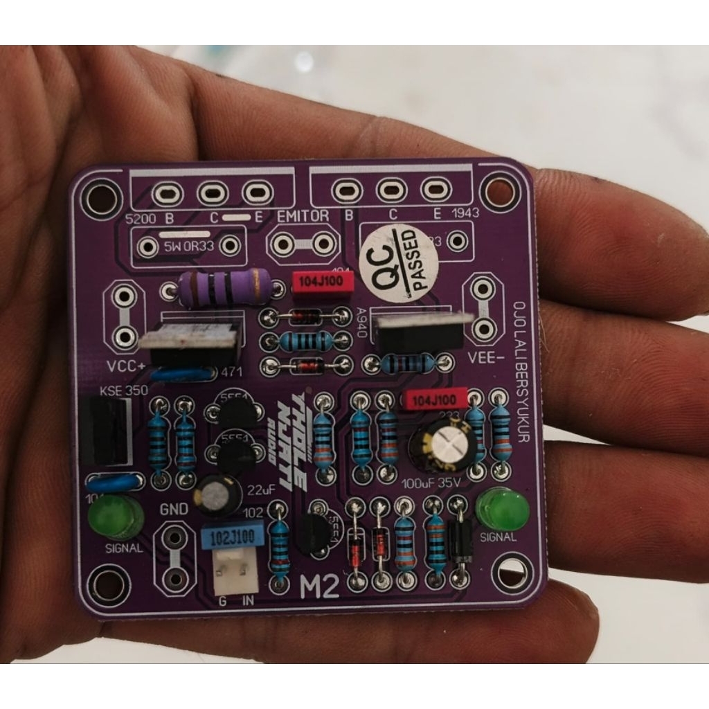 driverbostrap m2 PCB DOBEL LAYER by tholenjatiaudio