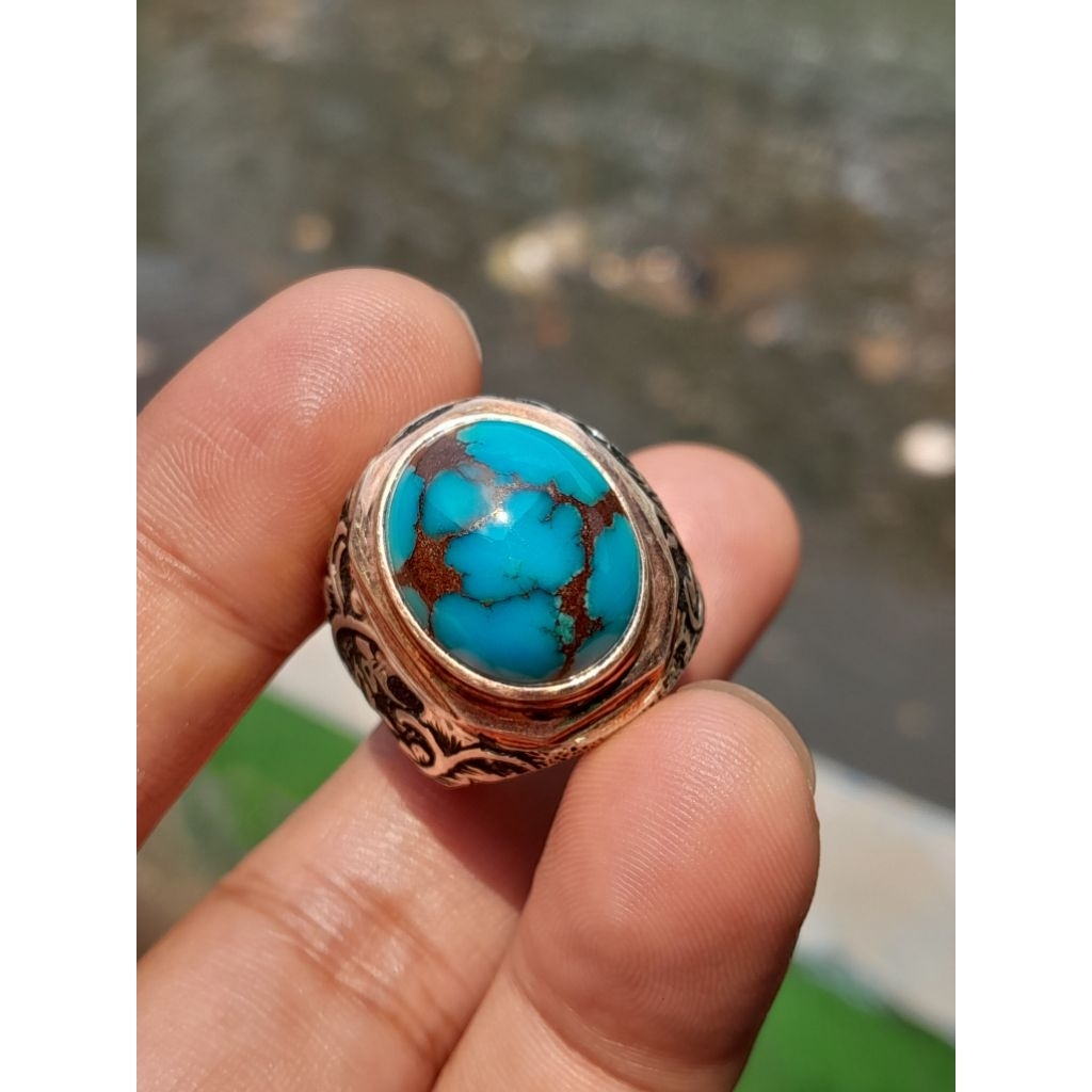 BATU PIRUS MESIR BIRU GRADASI CEPLOK