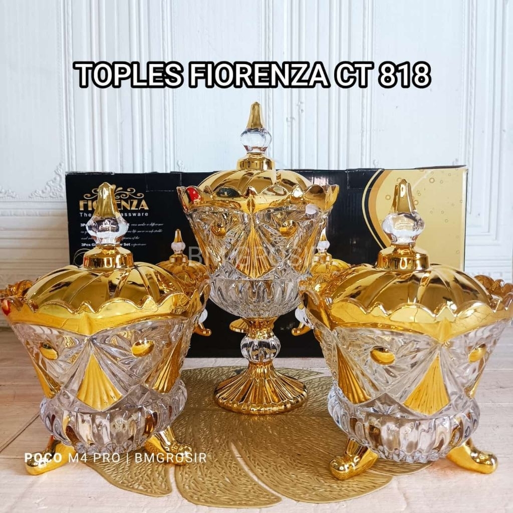 toples kaca fiorenza burung hantu CT 818