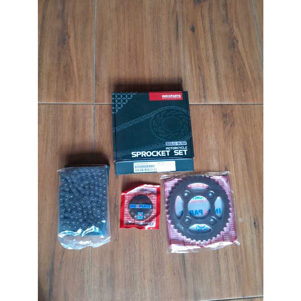 INDOPARTS Gear Paket Set Supra Fit New Karisma Revo Abs KTL 40T | Gir Paket Supra X 125 14/40T
