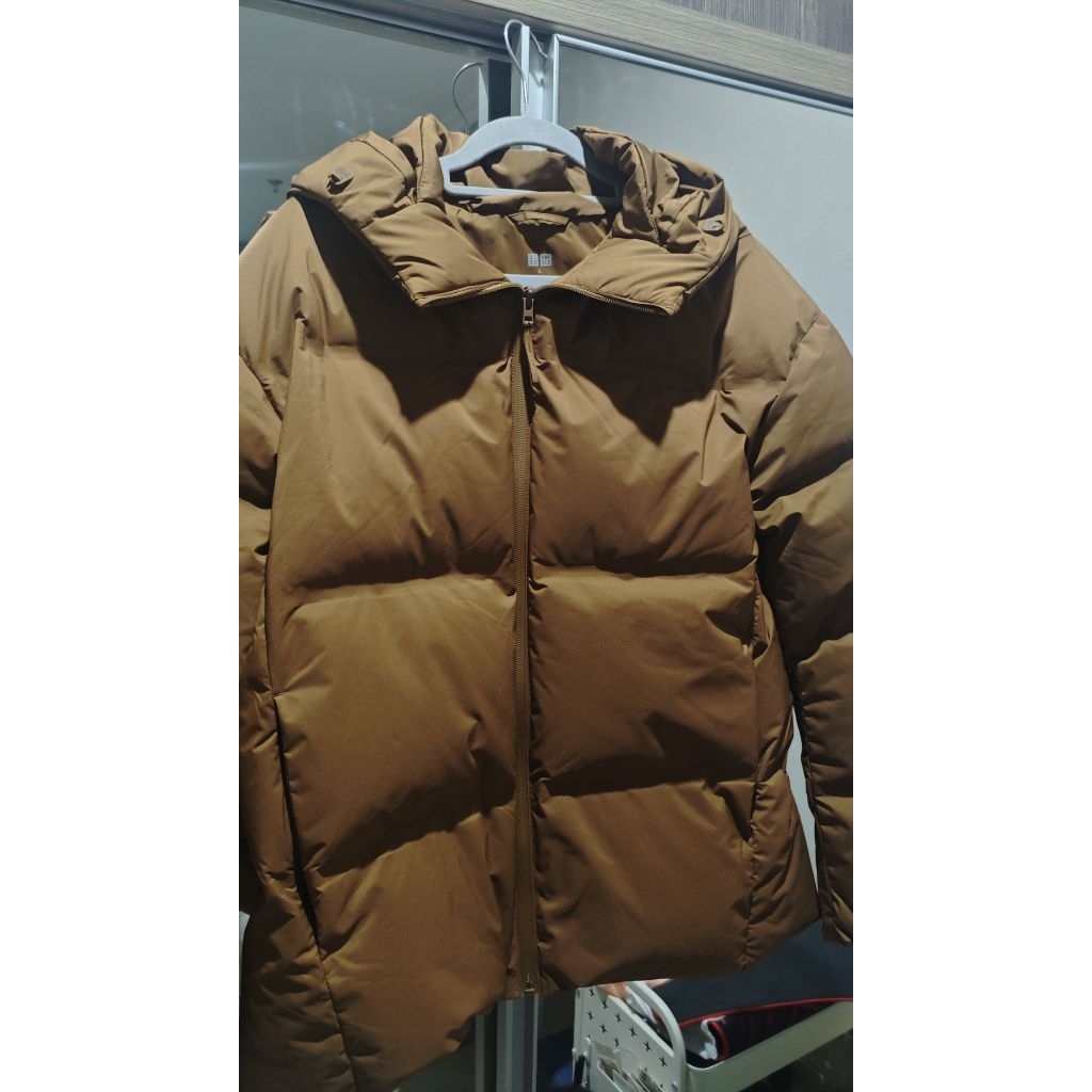 Uniql*o Parka Seamless Down Woman Brown XL