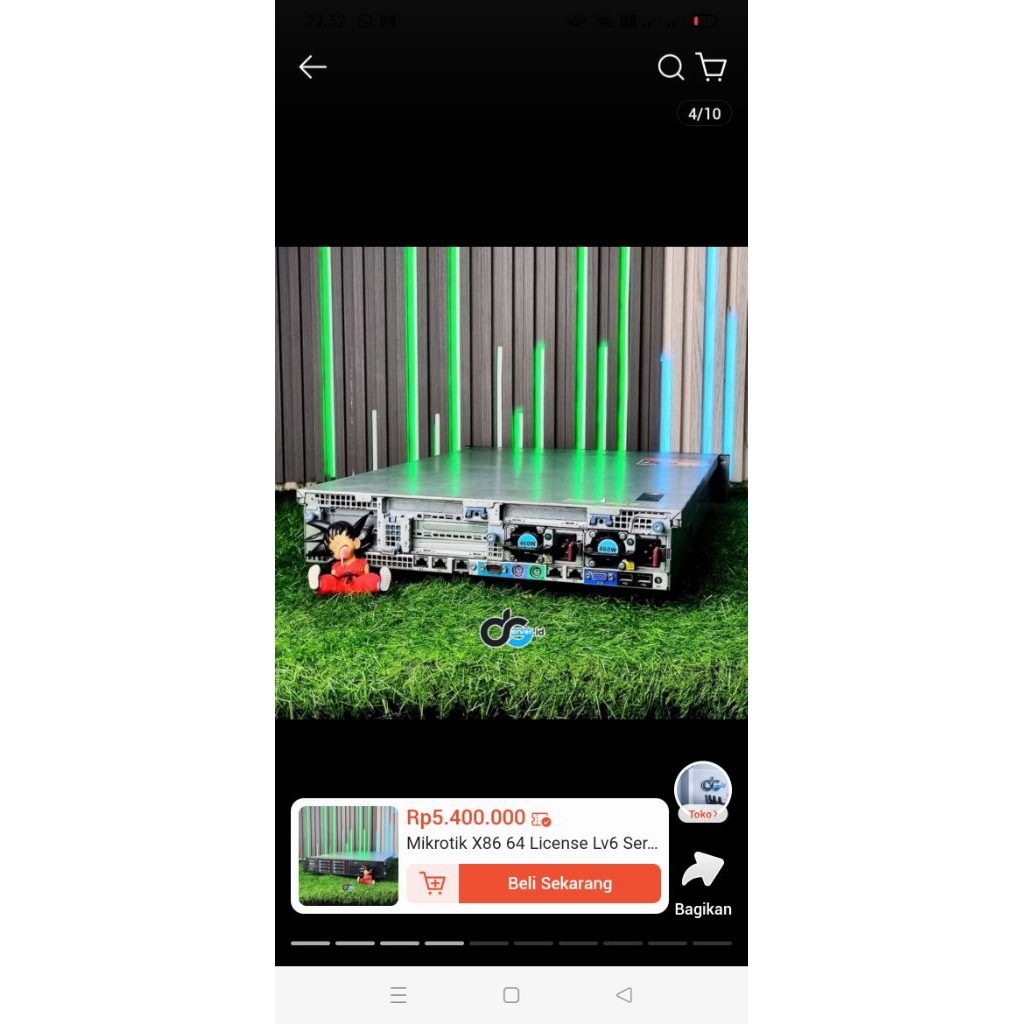 Mikrotik X86 64 Dual Xeon 24cpu rack 2U