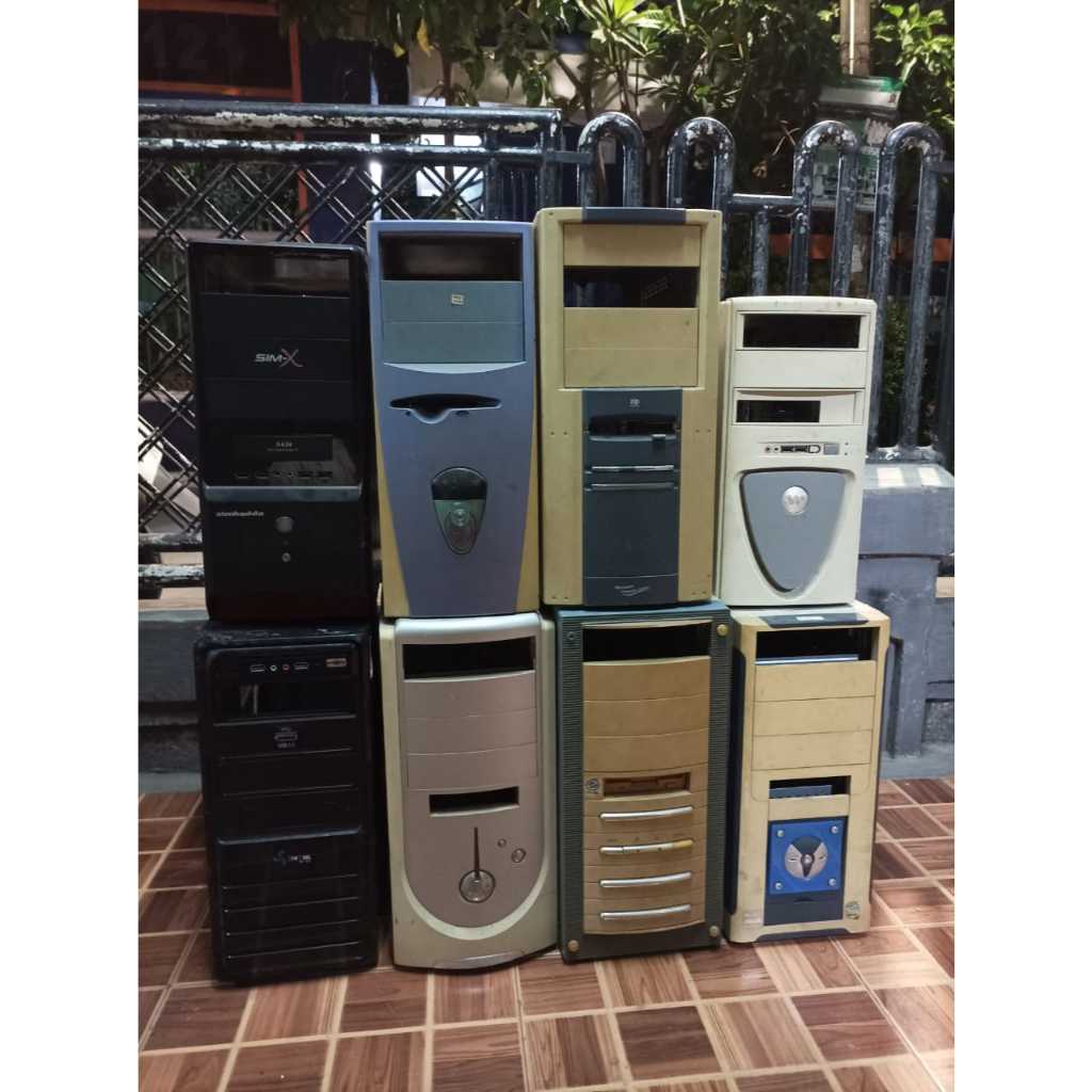 Casing PC Retro Putih Jadul Kosongan Siap Pakai