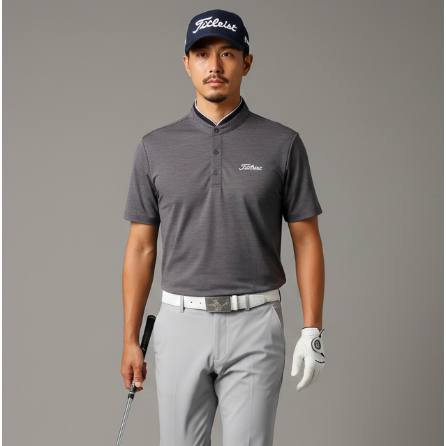 TITLEIST ABU Baju Golf Kaos Kerah Poloshirt Jersey Tenis Padel Dryfit - Buat Pria Laki-laki Cowok