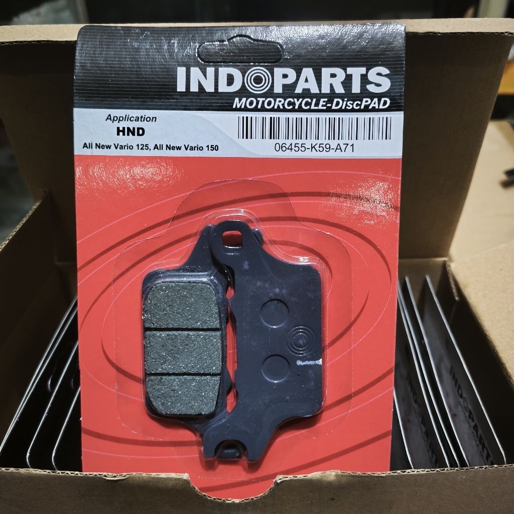 Kampas Rem Depan Dispad Indoparts 06455-K59-A71 Untuk Motor Vario 125, Vario 150