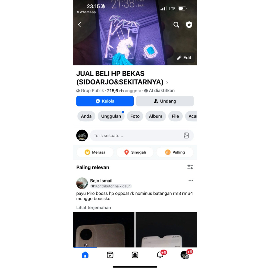 fb grup berkualitas
