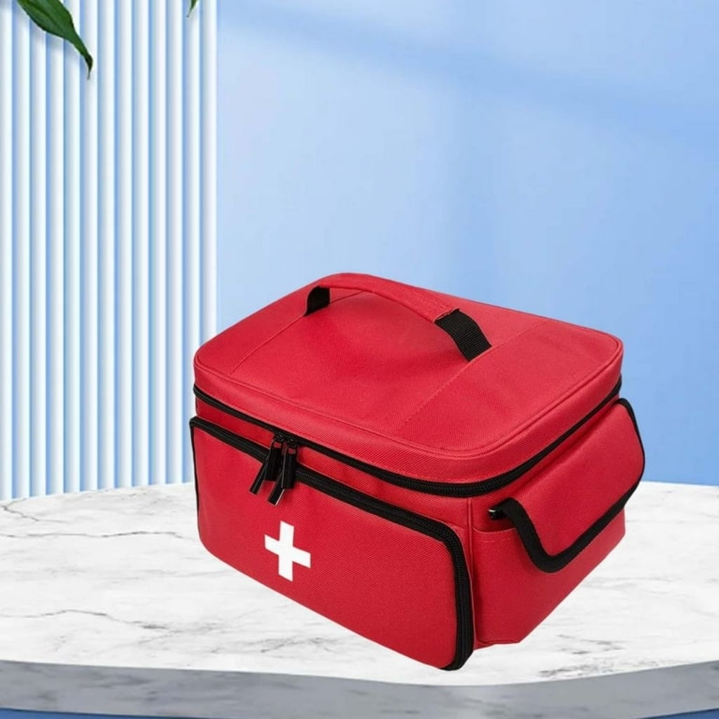 Tas P3K Merah FITYLE untuk Perlengkapan Medis dan Darurat