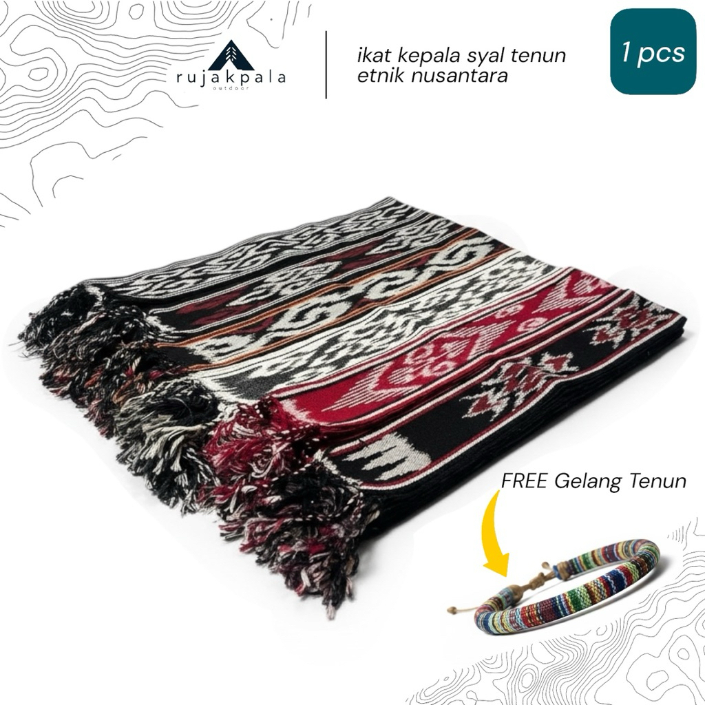 ikat kepala tenun dayak lombok ntt toraja dll - rujakpala