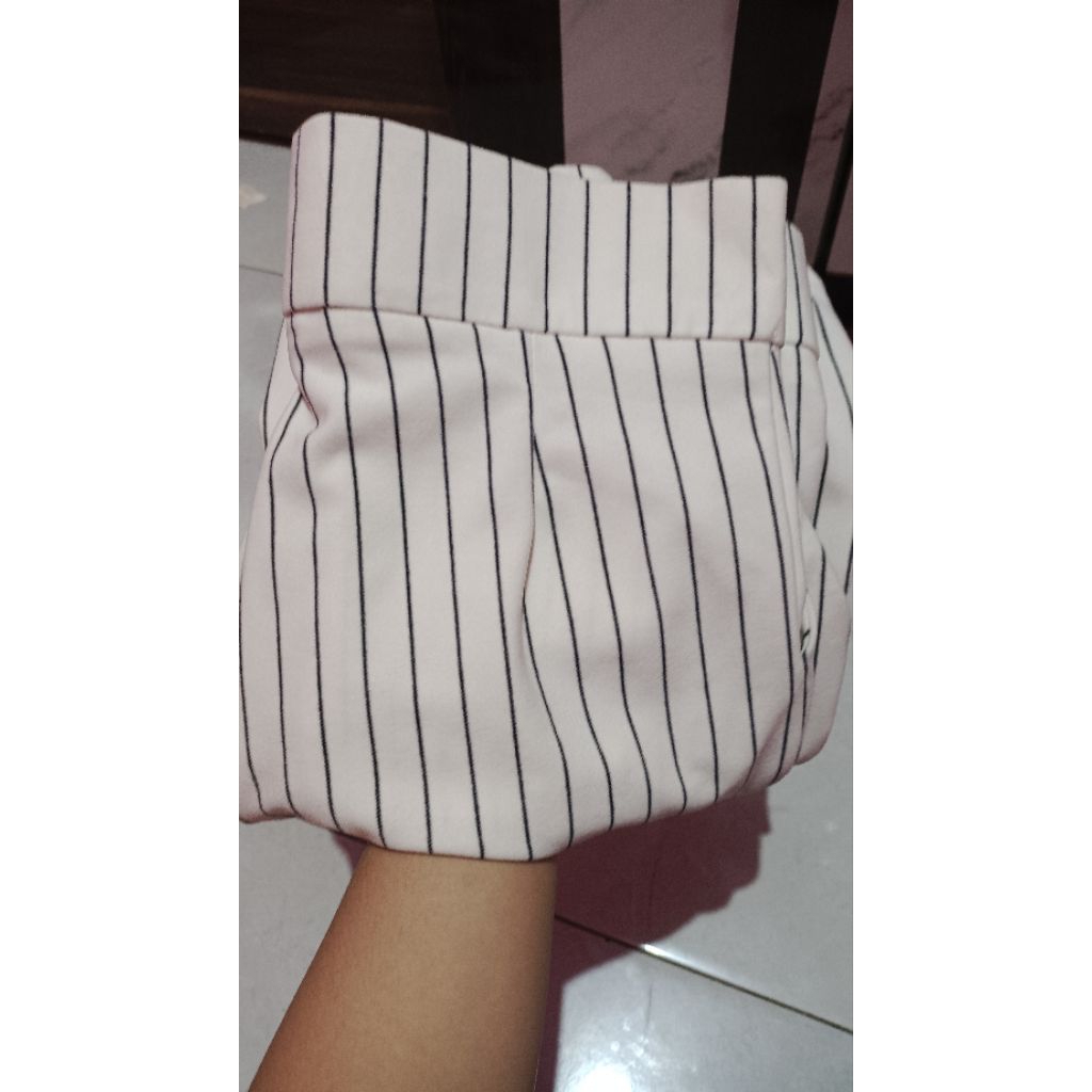 flare pants stripe bangkok semi cutbray