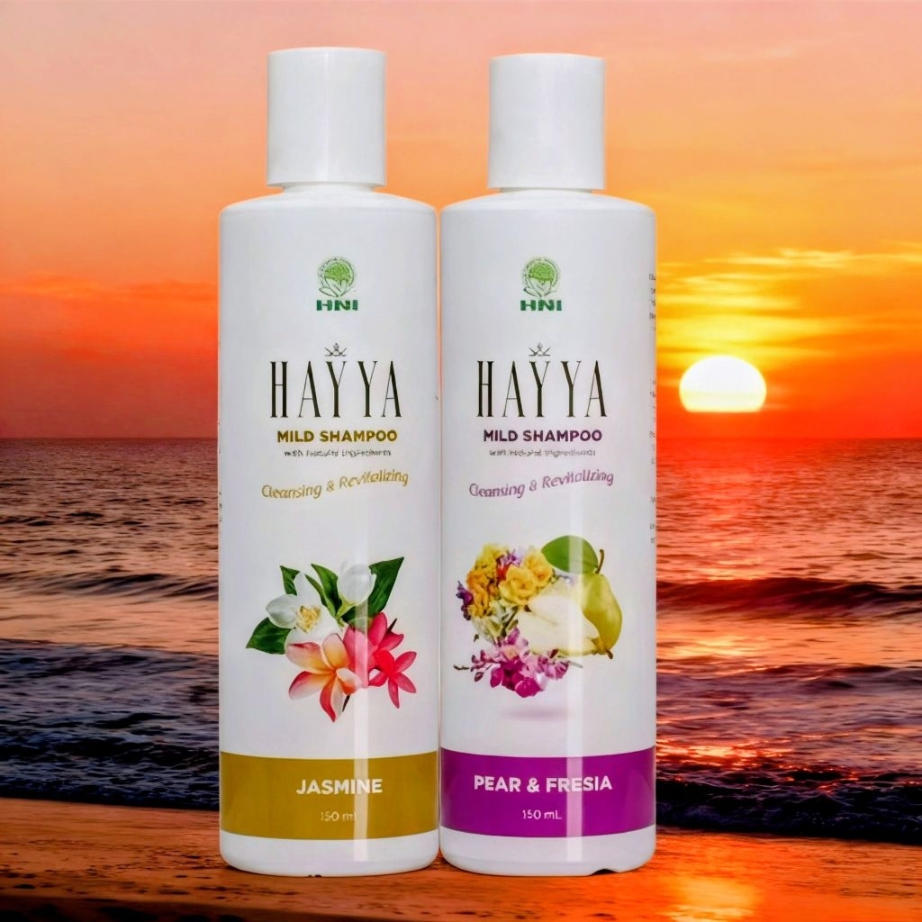 HAYYA MILD SHAMPOO 150 ML HNI HPAI HAYYA MILD SHAMPOO Moisturizing shampo tanpa sls [ HNI HPAI ] 
Mo