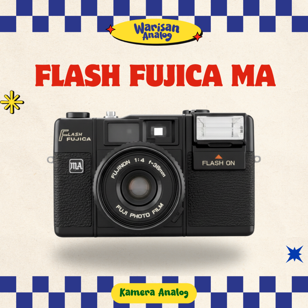 KAMERA ANALOG FLASH FUJICA MA | REUSABLE CAMERA FILM 35MM