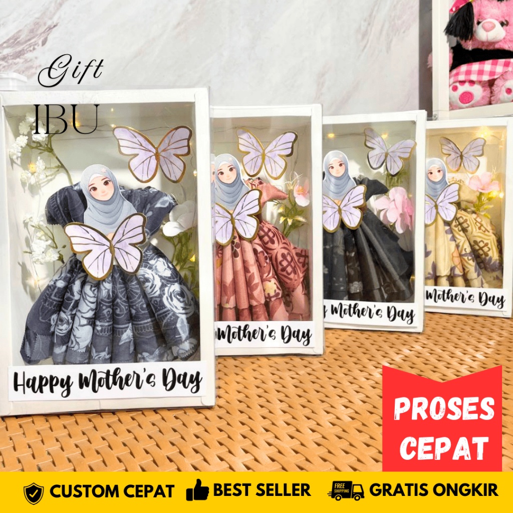 Kado Ultah Ramadhan Hampers JiIbab Idul Fitri Valentine Hari Ibu Mothers Day Gift Box Hadiah Wisuda 