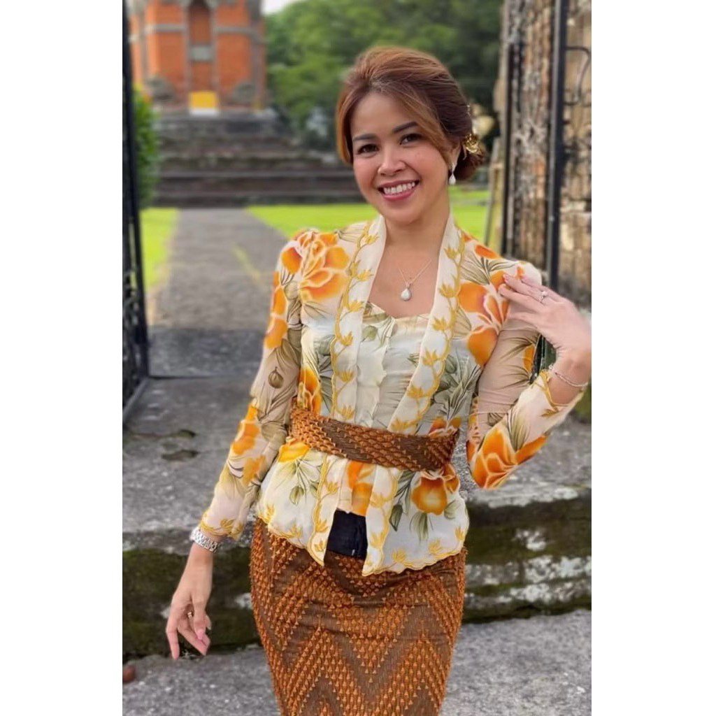 KAIN KEBAYA LUKIS 3D//KAIN KEBAYA LUKIS SIFON CREPE