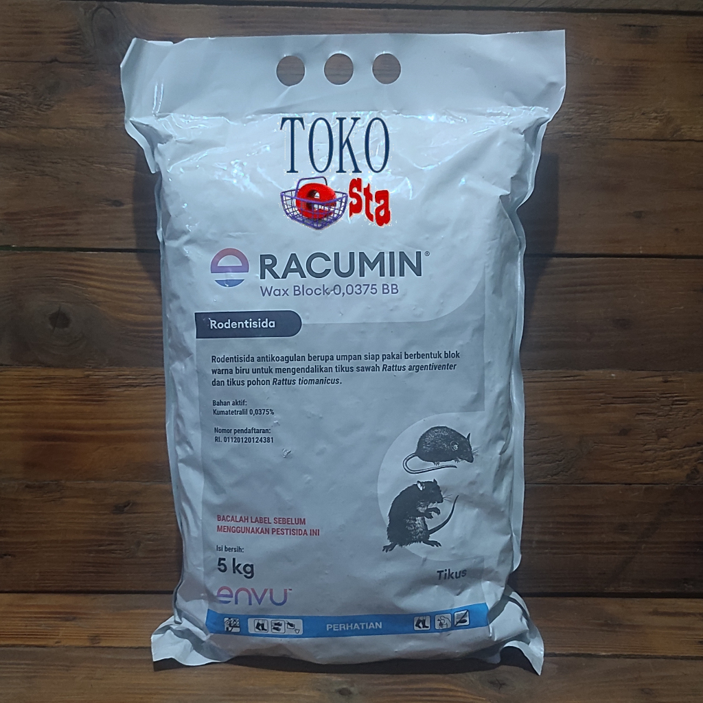 Racumin Block 5 kg dari Bayer Pembasmi Tikus Handal