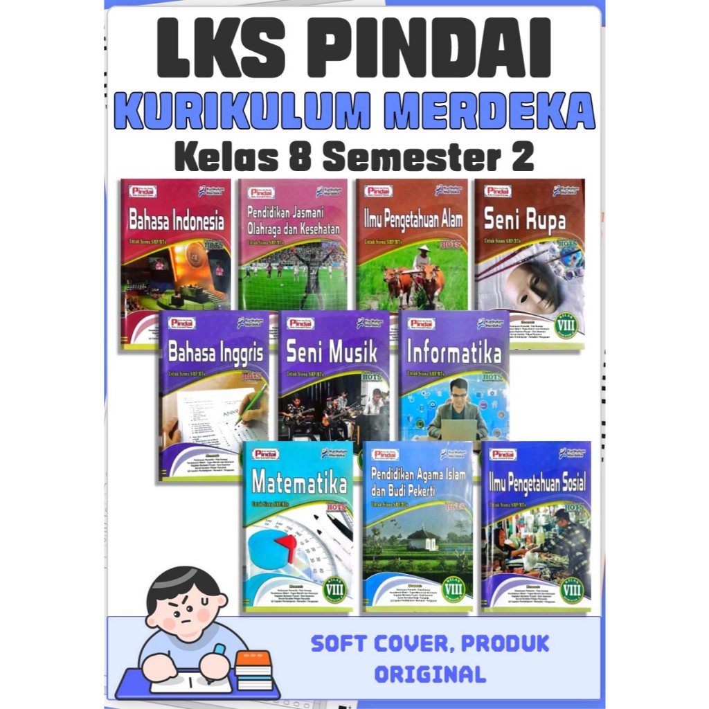LKS PINDAI Kelas 8 Semester 2 SMP Kurikulum Merdeka (Arya Duta)