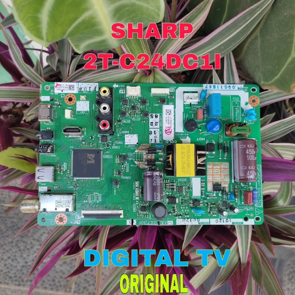 MB MAINBOARD/MESIN TV SHARP 2T-C24DC1I DIGITAL TV