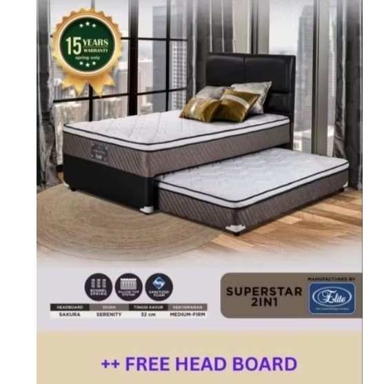 Bed Sorong 2in1 Elite Superstar