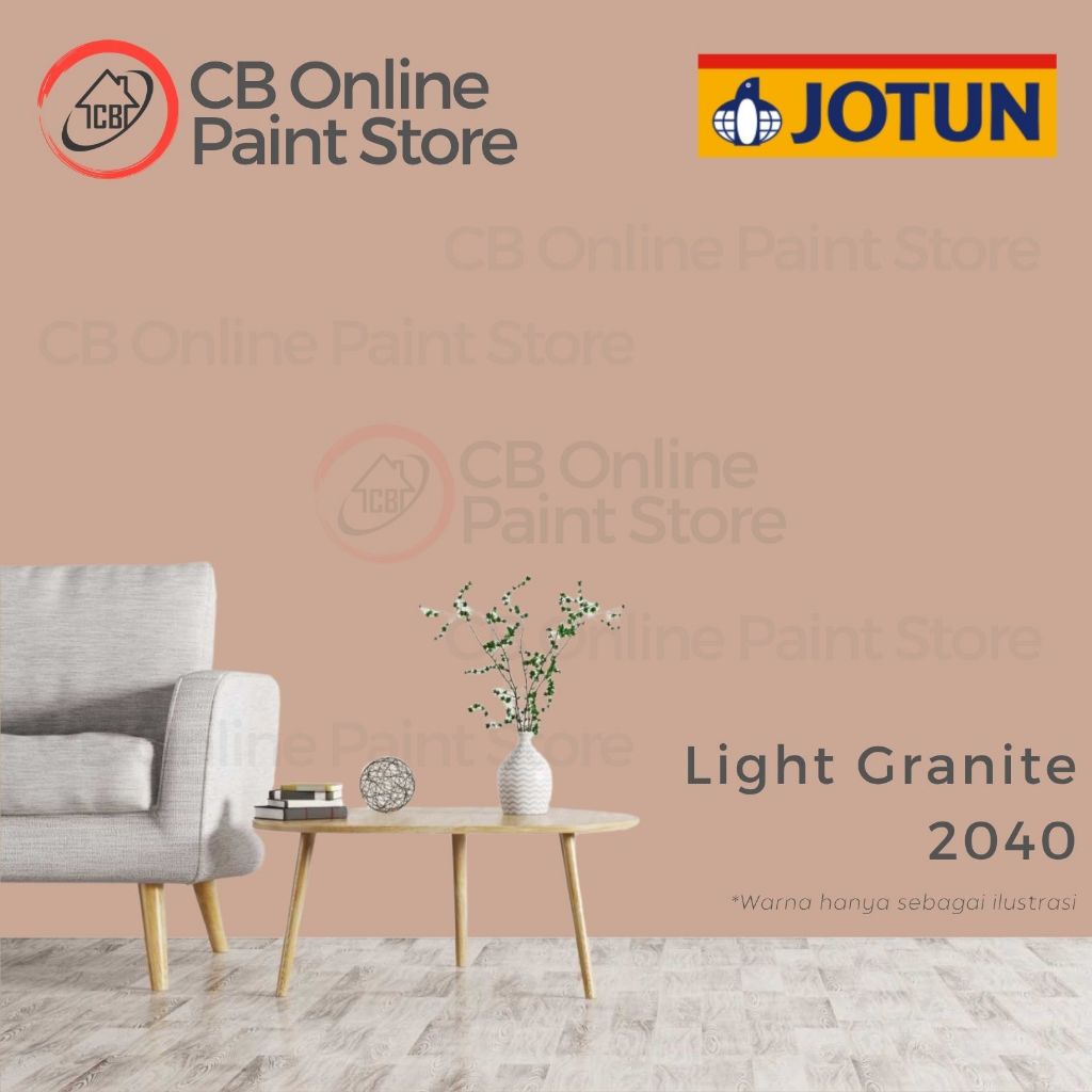 CAT TEMBOK JOTUN - LIGHT GRANITE 2040 - GALON
