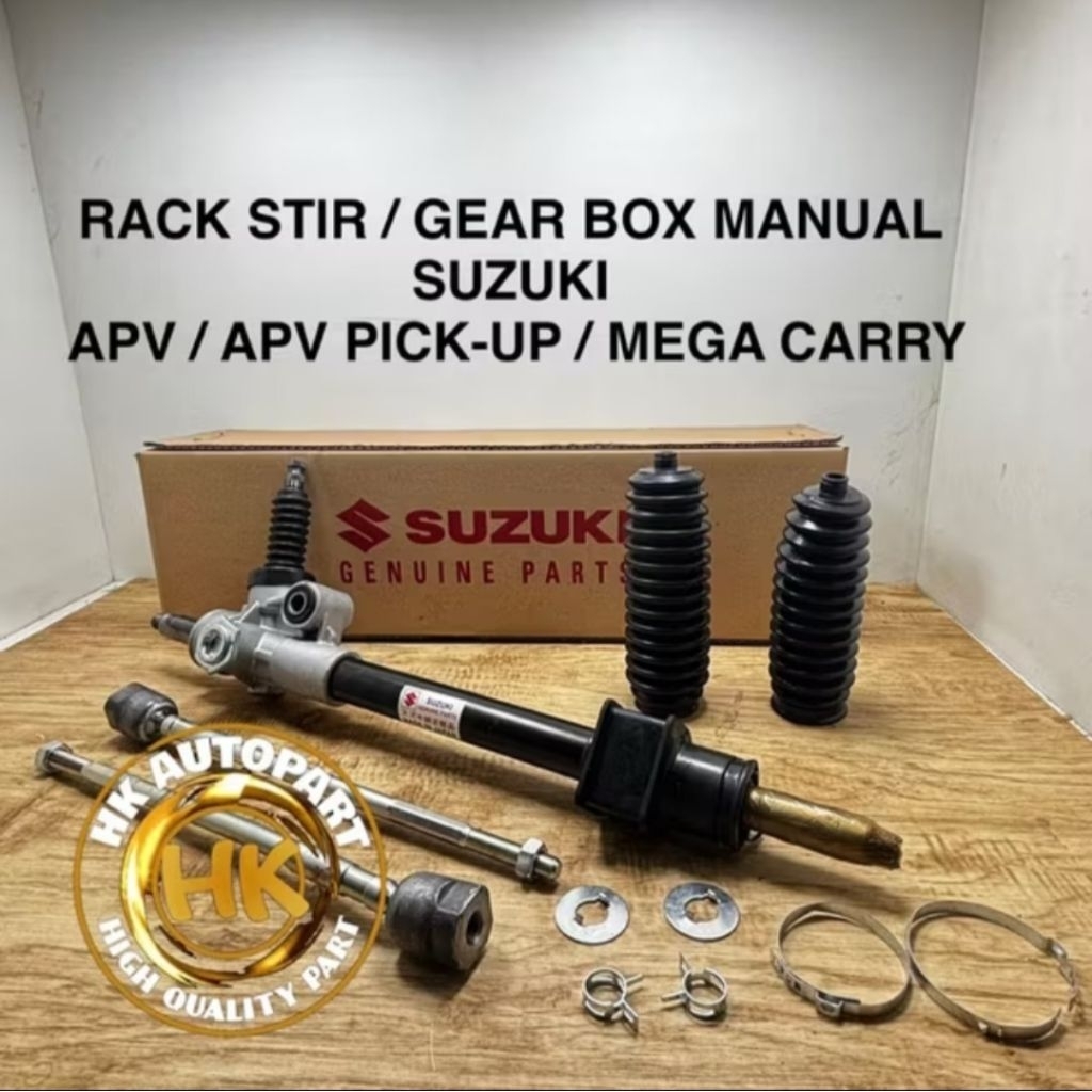 RACK STIR GEAR BOX ASSY SUZUKI APV MANUAL PICK UP MEGA CARRY PICKUP STEERING STERING RAK BAK WORM BO