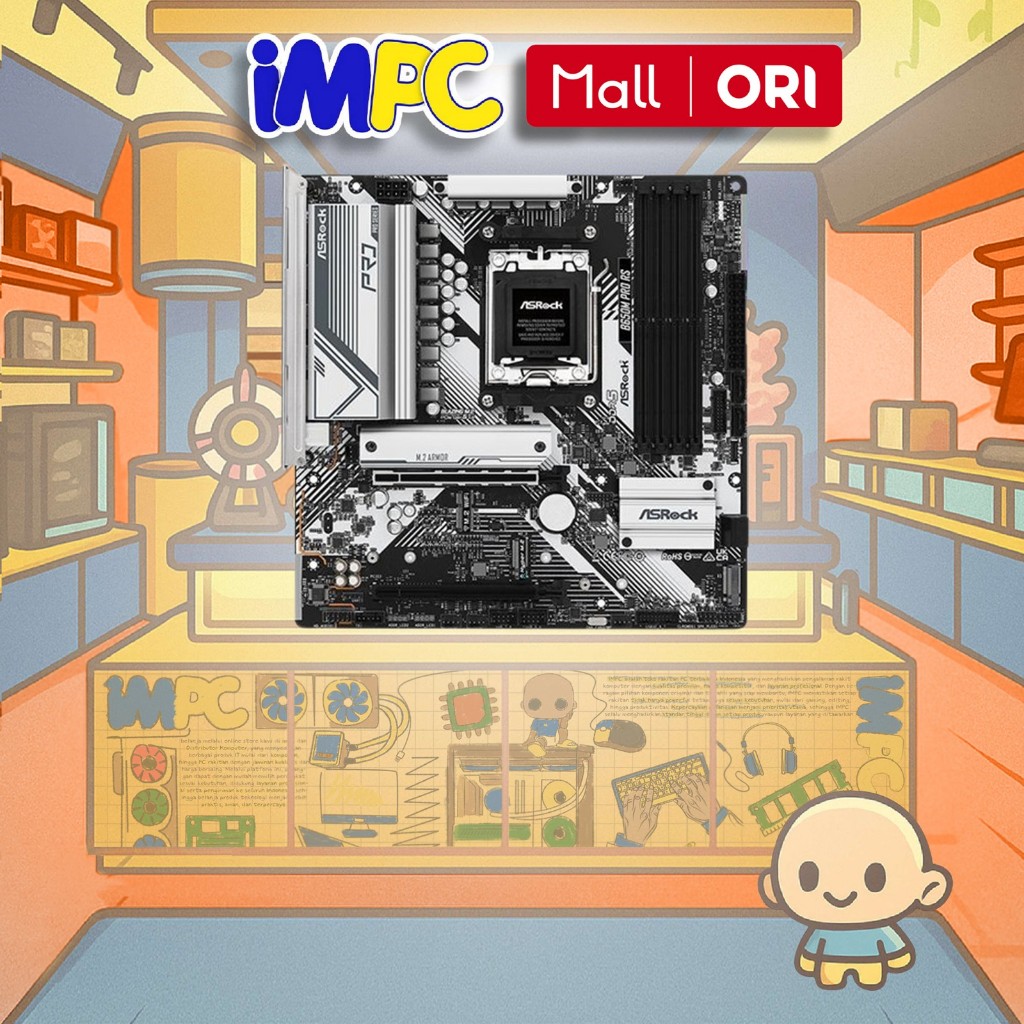 ASROCK B650M PRO RS - Bulk Packaging (MOTHERBOARD)