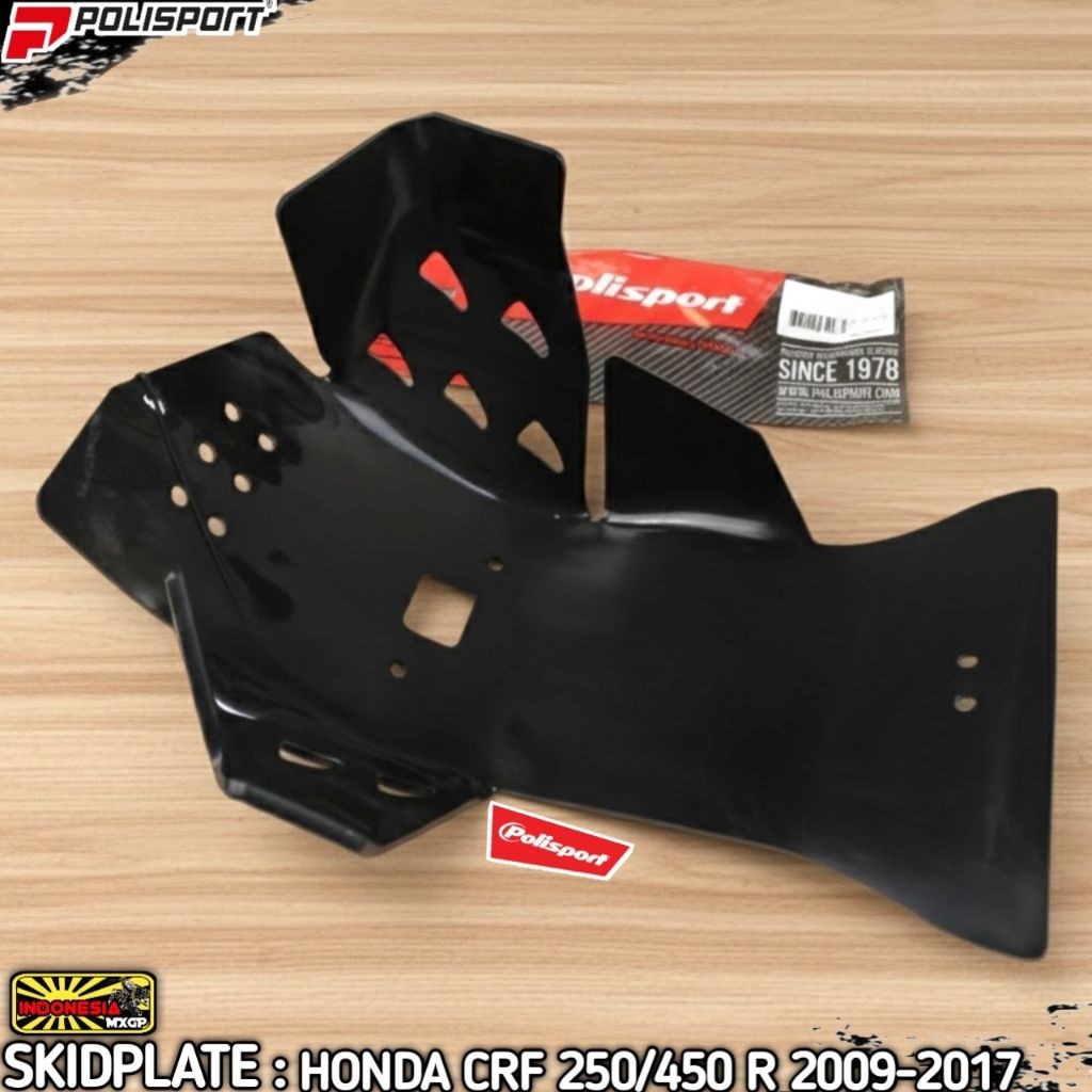 HONDA CRF 250 450 R 2009 2010 2011 2012 2013 2014 2015 2016 2017 - POLISPORT SKIDPLATE ENGINE GUARD 