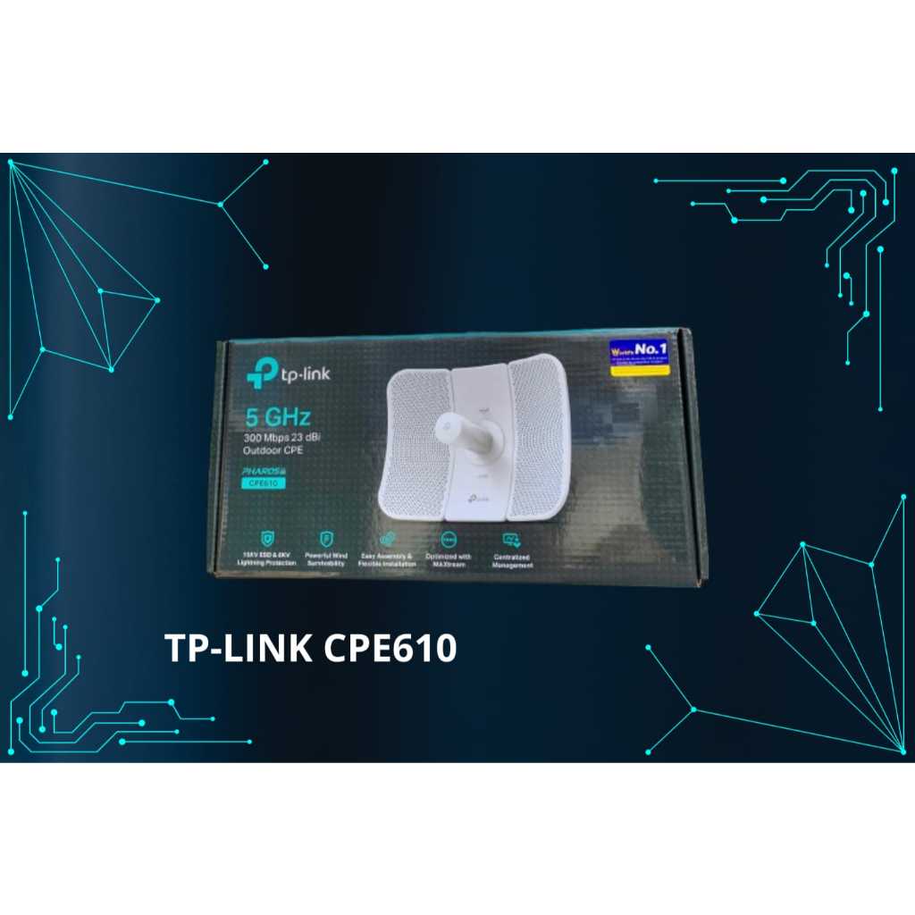 TP-LINK CPE 610 TP-Link 5GHz 300Mbps 23dBi Outdoor CPE CPE610
