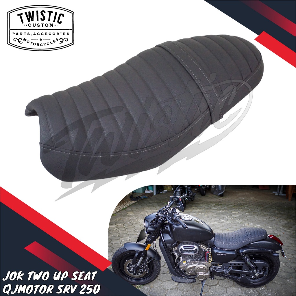 Jok Two Up Seat Motor QJMotor QJ Motor SRV 250 SRV250