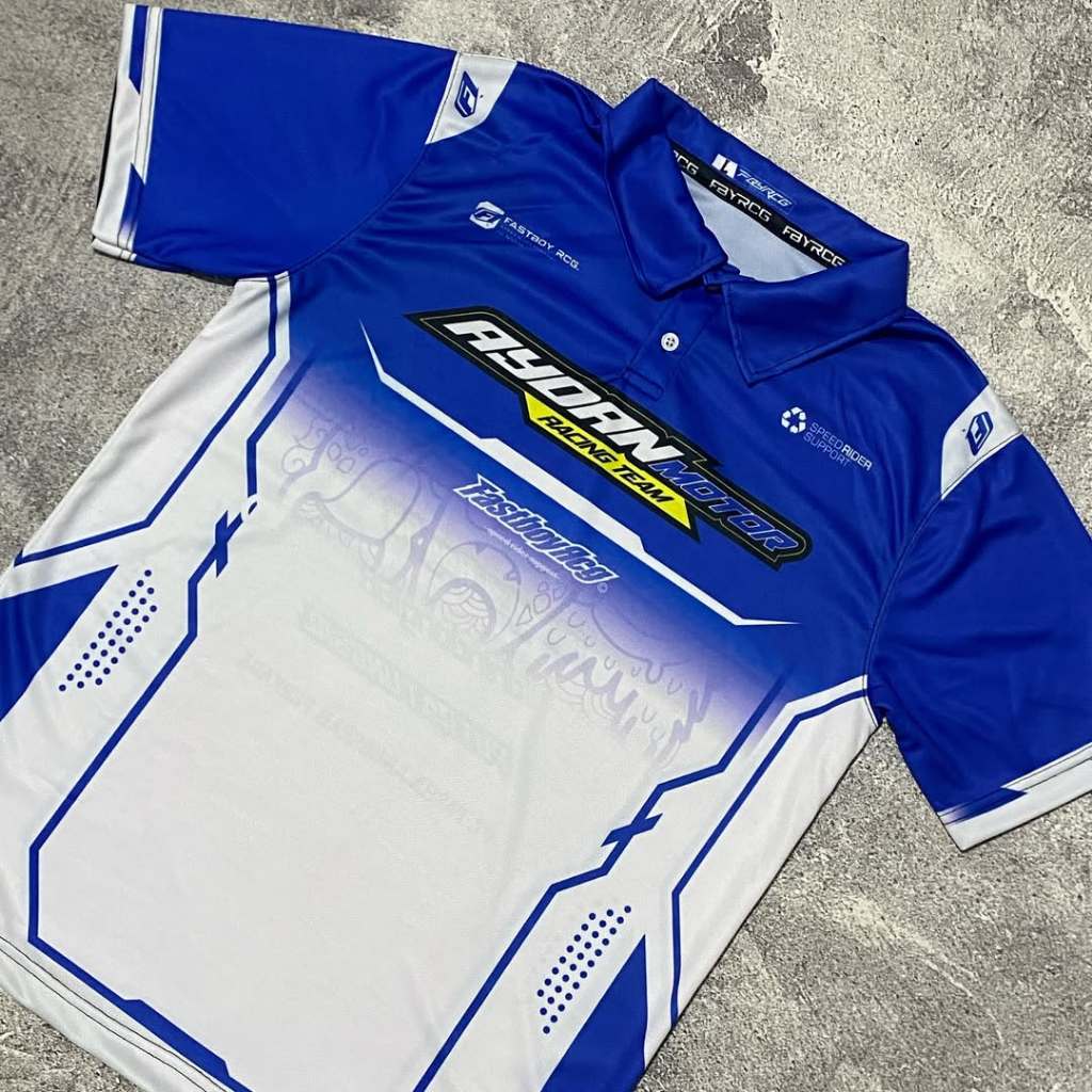 Jersey Kerah Polo Custom Jersey Racing Team Jersey Custom Nama Team Jersey Kerah Polo