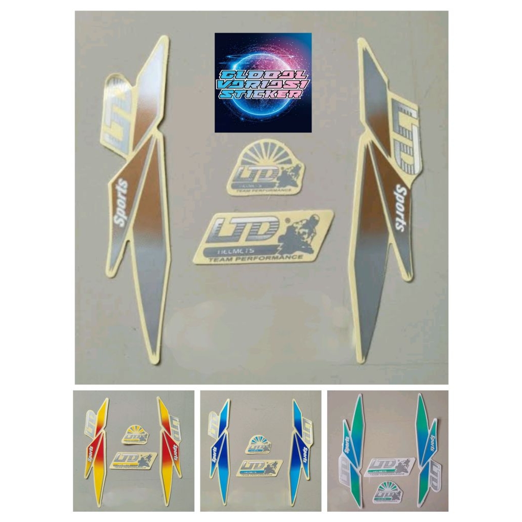 Stiker Helm LTD / List Helm LTD