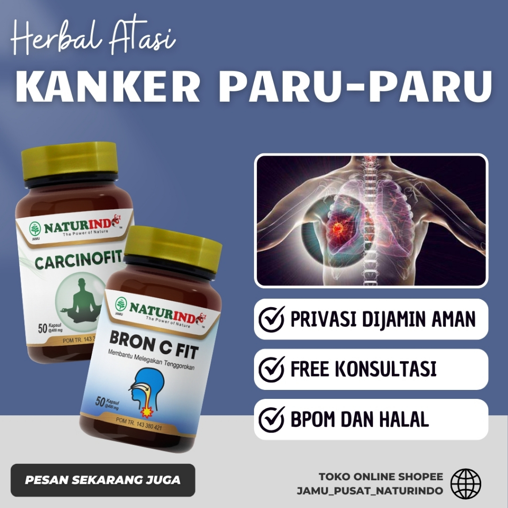 Obat Herbal Kanker Paru-Paru Atasi Sesak Nafas Terapi Penyembuhan Kanker Paru-Paru Naturindo