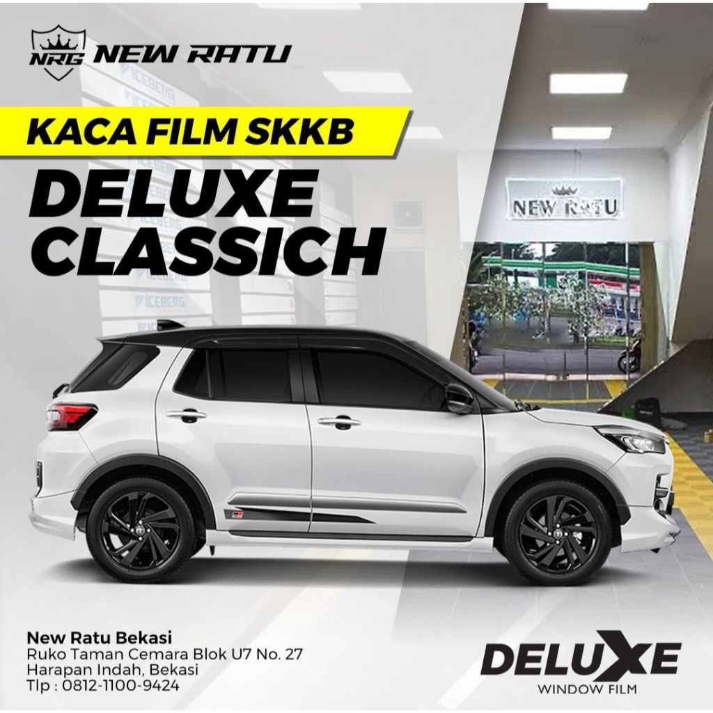 DELUXE CLASICH WINDOW FILM - SKKB | kaca film mobil original