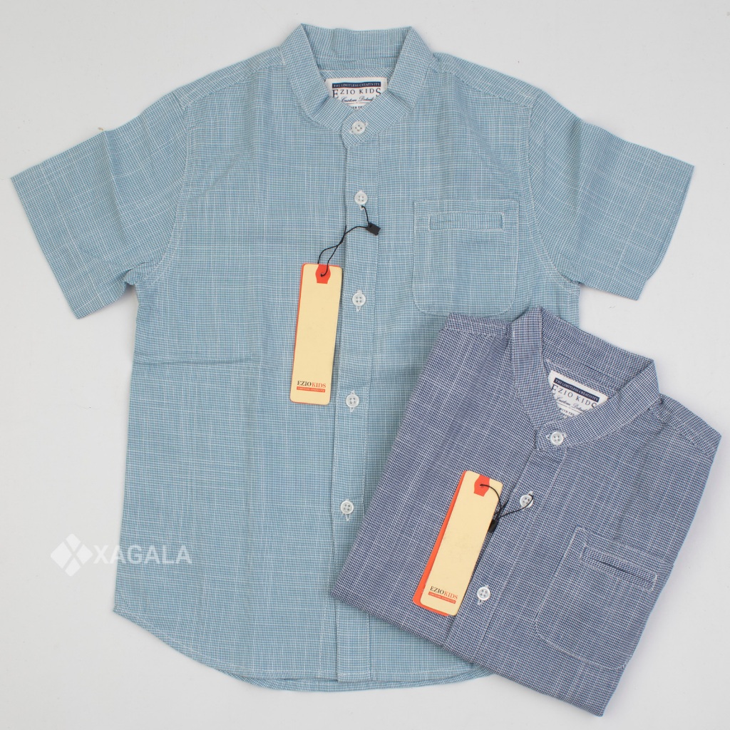 1-18 Tahun EZIO KIDS KEMEJA KOKO ANAK LAKI LAKI LENGAN PENDEK PREMIUM Branded Koko Anak Tanggung