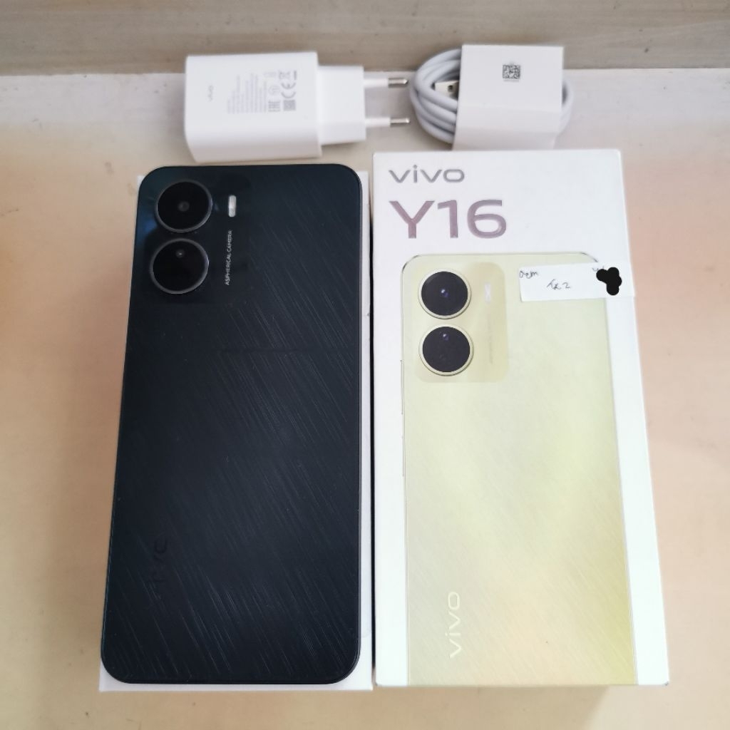 Vivo Y16 ram 4GB 32GB Bekas - Fullset Resmi second