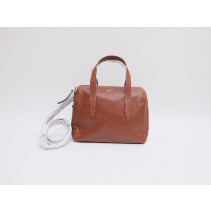 New Fossil Sydney Satchel Medium BROWN Authentic Bag Ready Then Sold