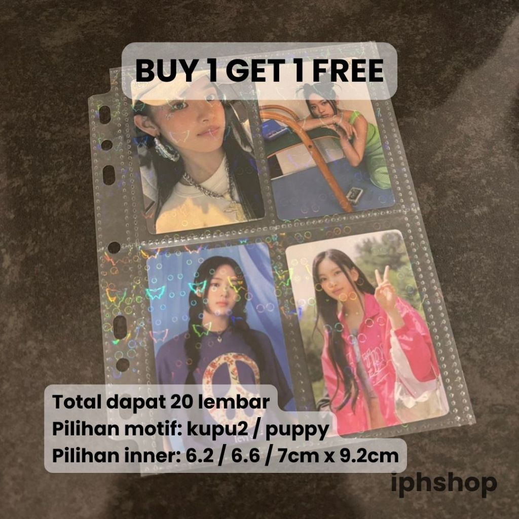[ BUY 1 GET 1 ] iphshop - Sleeve Binder A5 7 Lubang (Cocok 2/3/6 Ring) | Bahan PP Anti Rusak | Per P