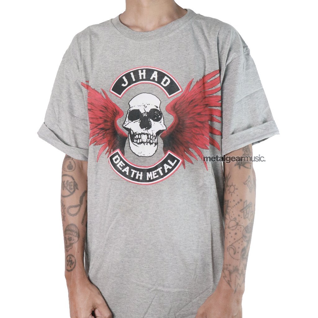 JIHAD - Krueger Grey - TSHIRT DISTRO / TSHIRT BAND METAL ORIGINAL / KAOS MUSIK / DEATH METAL / BRUTA