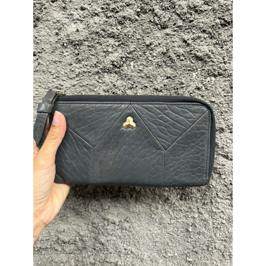 Dompet Panjang Cewek Finn Esker Kulit Gajah Asli