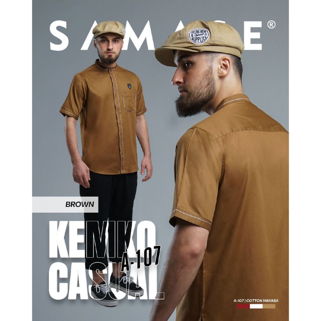 SAMASE BAJU KEMEJA KOKO KEMKO PENDEK A107
