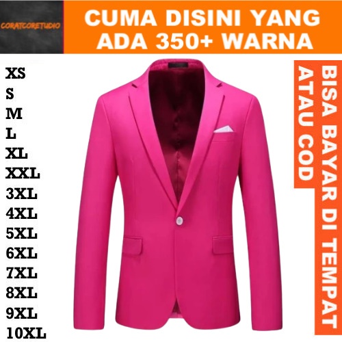 READY STOCK REALPIC GRAYWOL JAS NIKAH UKURAN JUMBO Blazer Celana  JAS PINK SIZE JUMBO / JAS PRIA UKU