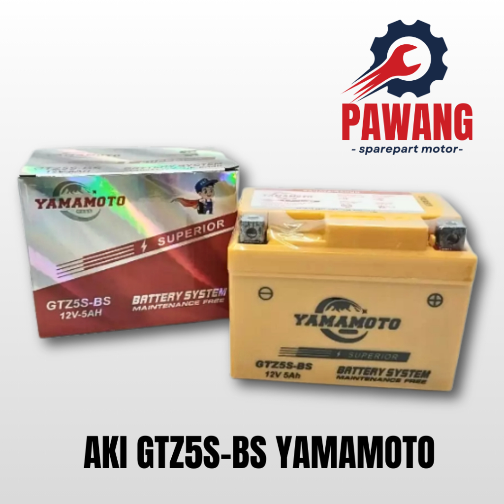 Aki Yamamoto GTZ5S Full Kering Bebek/Matic Tahan Lama