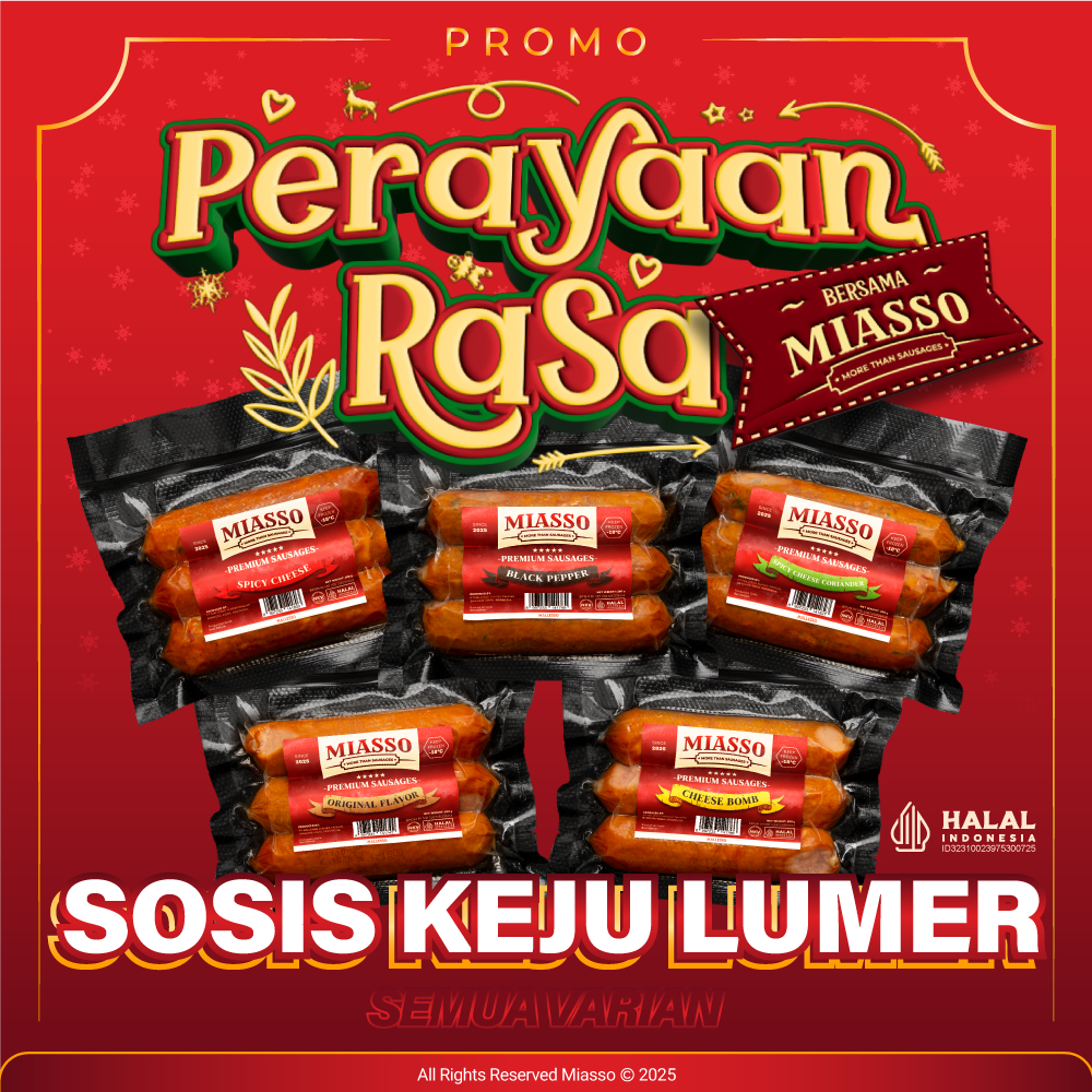 doremieestore - [SPECIAL OFFER] MIASSO - Premium Sausages All Variant Sosis Halal Frozen Food