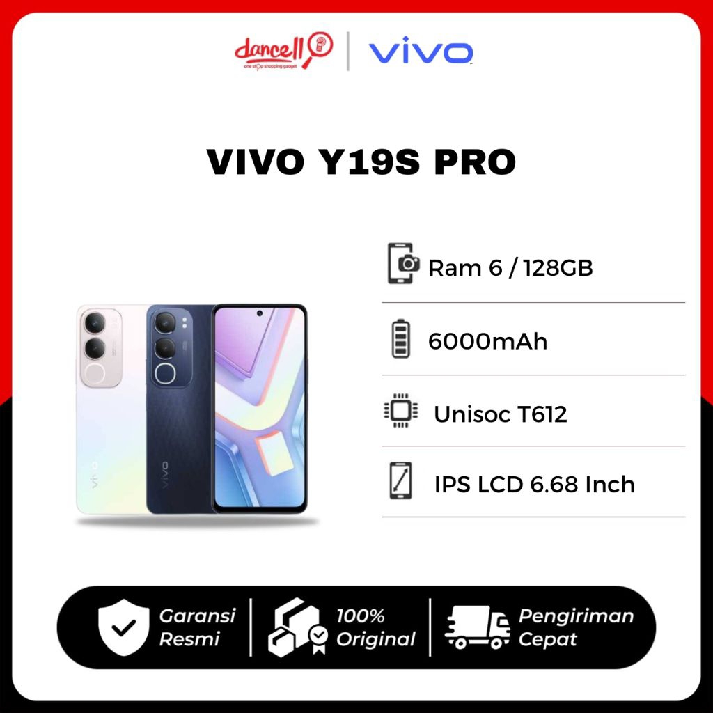 VIVO Y19S PRO RAM 6/128 GB
