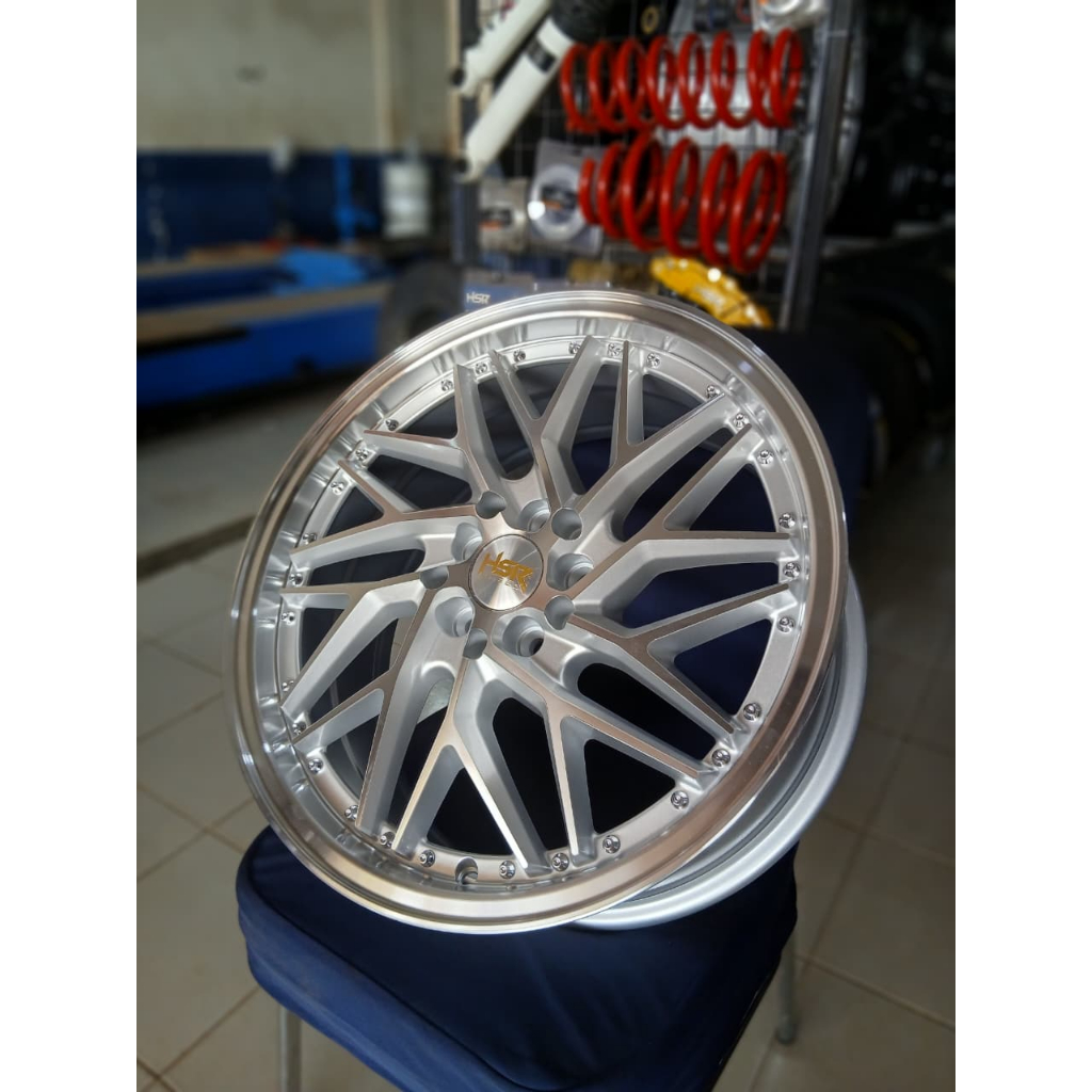 Velg mobil ring 17 hsr sepulu lubang 5 buat new veloz rush civic dll hsr sepulu r17