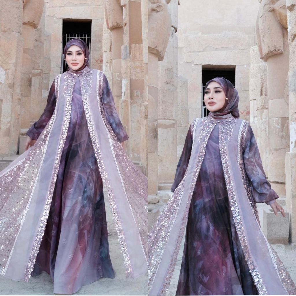 Shellasaukia Original Gamis Shellasaukia Terbaru Original Gamis Lebaran Shellasaukia Sarimbit Shella