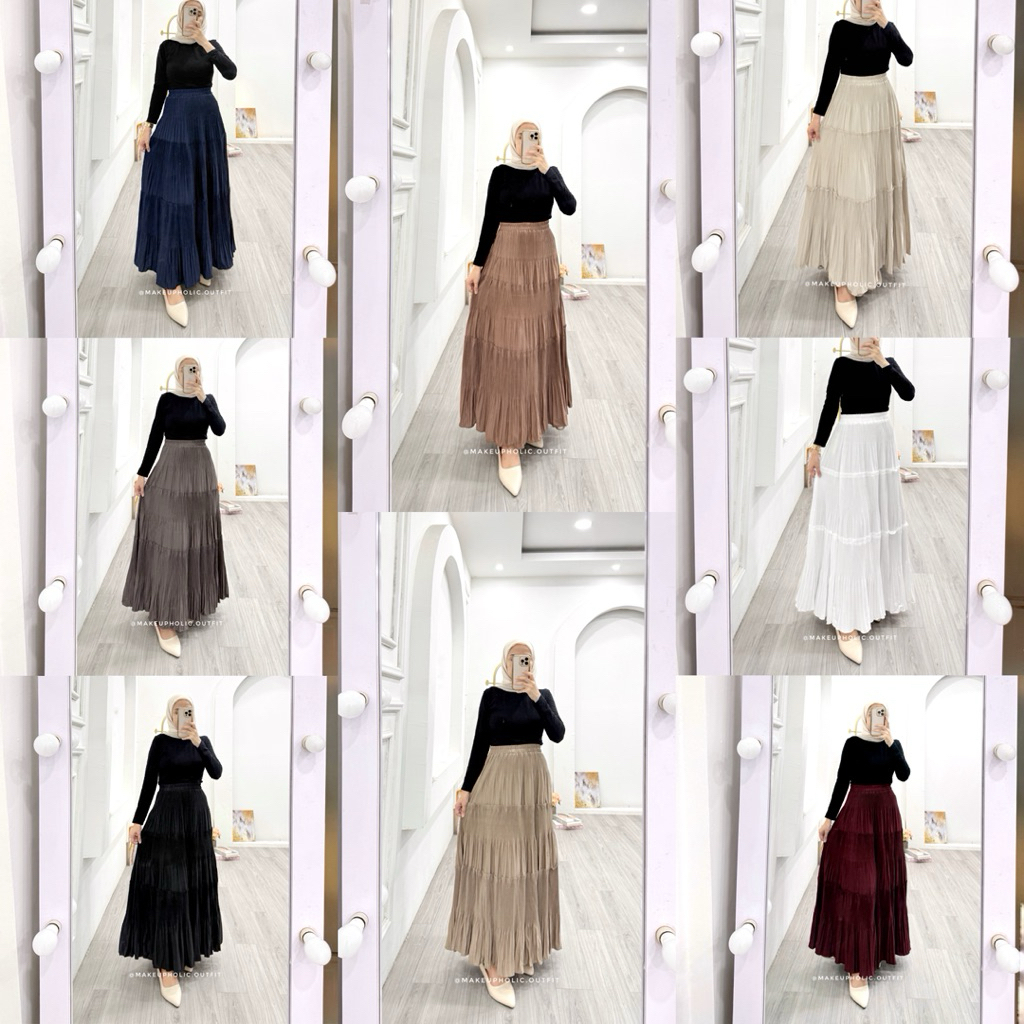 rok plisket layer rimple