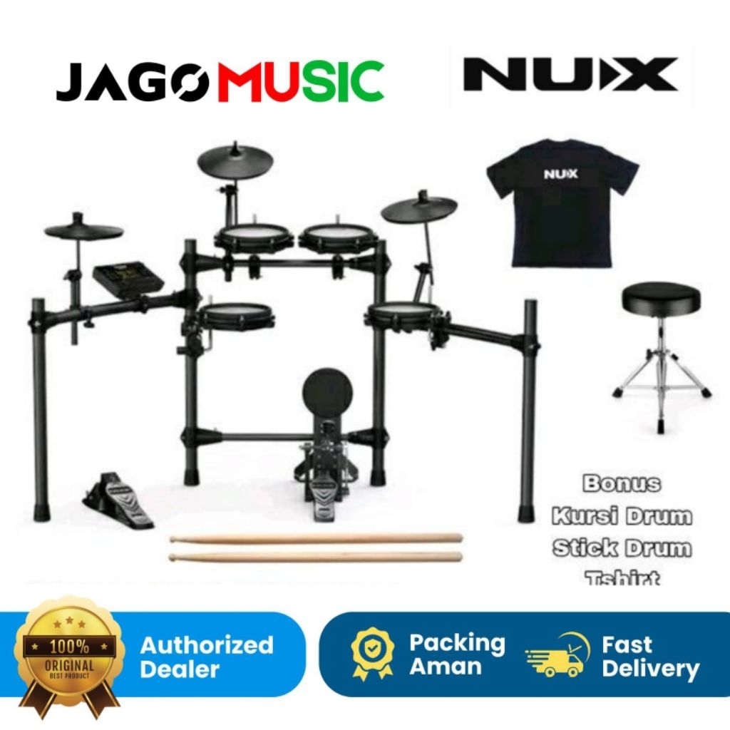 Set Drum Electric Elektrik Drum Nux DM210 Drum Elektrik Nux DM 210