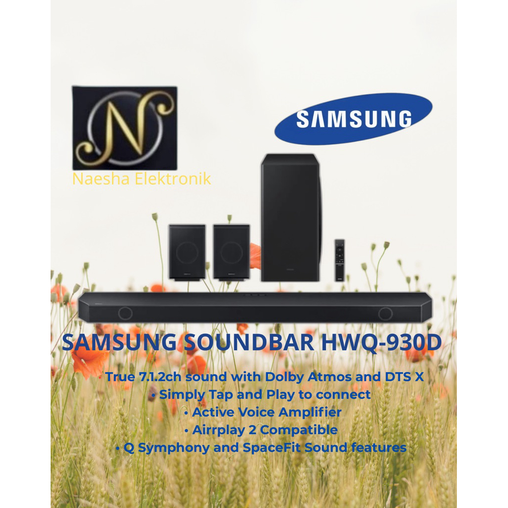 Samsung soundbar HWQ930D 9.1.4 CH Q SERIES