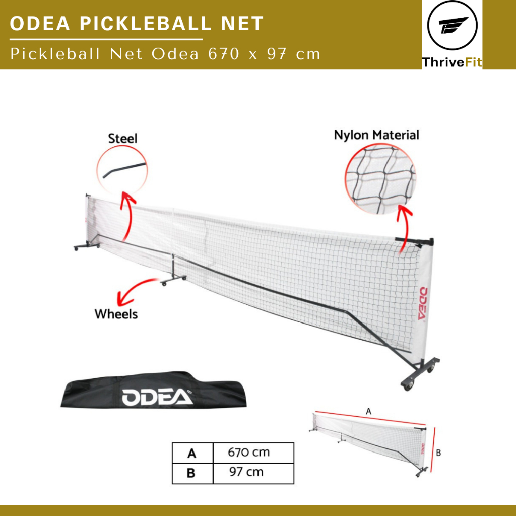 ODEA Pickleball Net / Net Pickleball Odea 670 x 90 cm